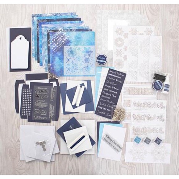 Crafters Companion Winter Crafting Kit 530 Pieces Paper Kit Card Making $129 NEW - Picture 2 of 8